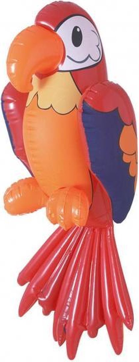 Opblaasbare papegaai 60 cm