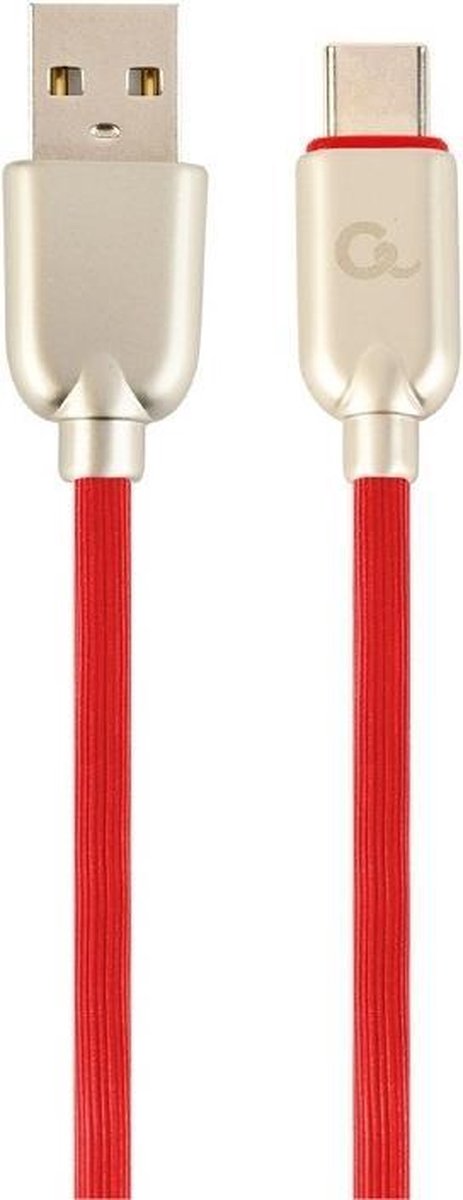 Premium USB Type-C laad- & datakabel 'rubber'