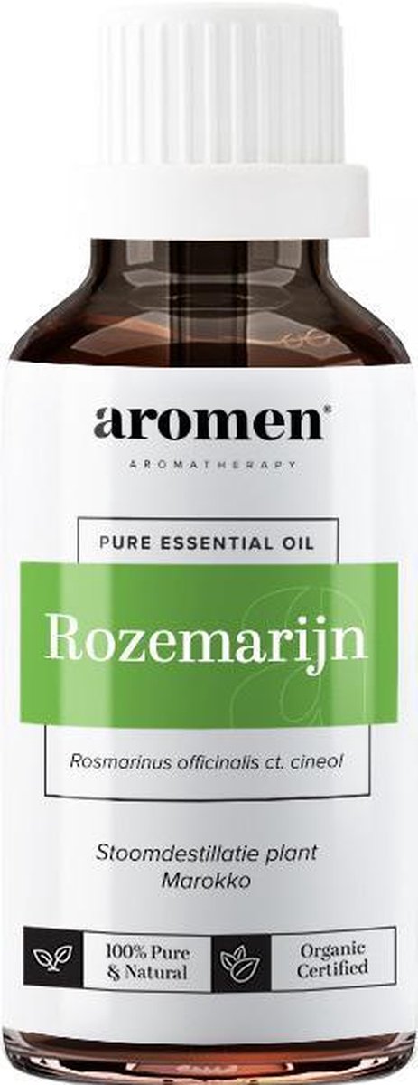 Aromen Essentiële Olie Rozemarijn Ct Cineol 10 Ml Transparant