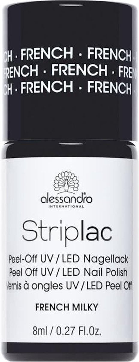 Alessandro Striplac French - Milky - 8 ml - Gel nagellak