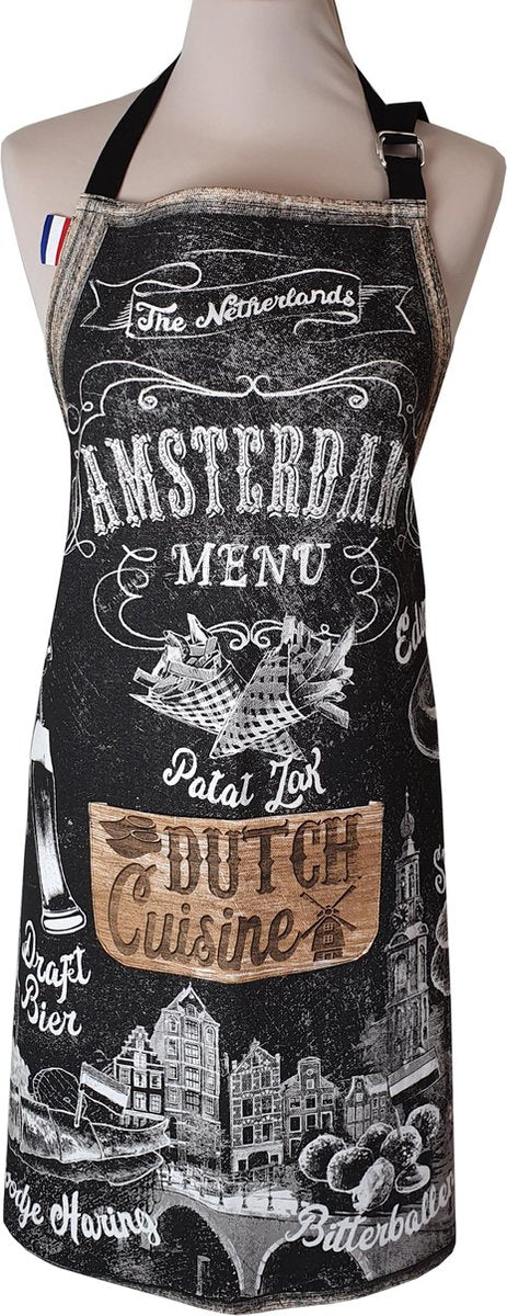 Memoriez Keukenschort Amsterdam Nederlandse Keuken 100% Katoen