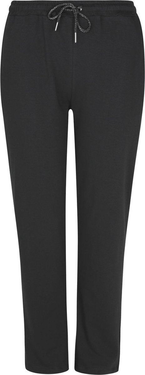 Rechte joggingbroek in effen sweaterstof