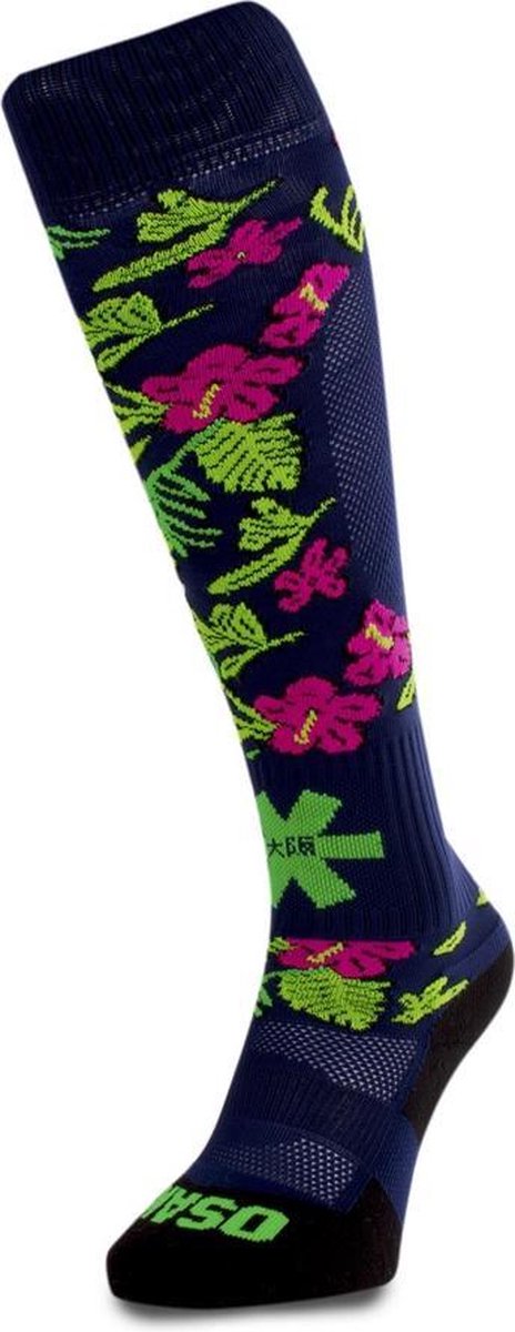 Osaka Flowers Hockeysokken - Sokken  - blauw donker - 41-44