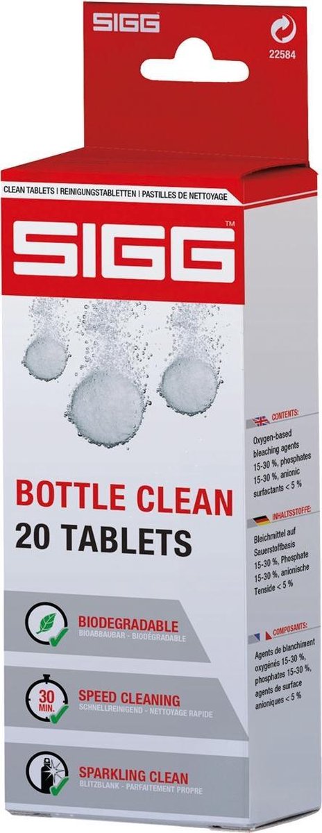 Reinigingstabletten Drinkflessen | Sigg