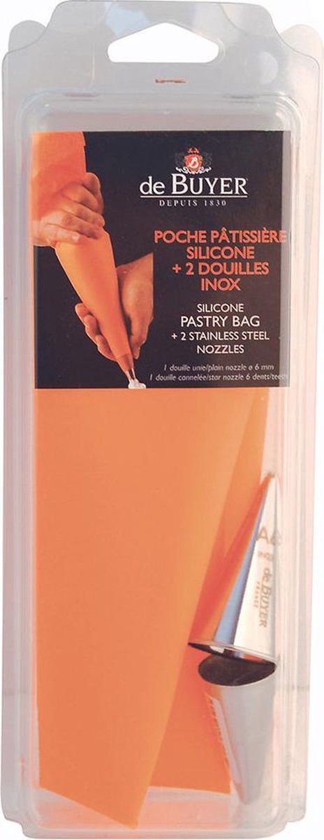 Spuitzak silicone 40cm incl. 2xspuit