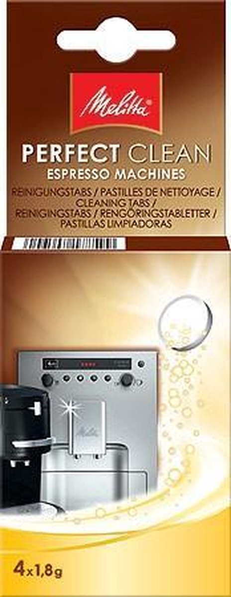 Melitta Perfect Clean - Reinigingstabletten - 4 stuks