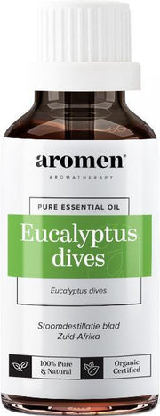 Aromen Essentiële Olie Eucalyptus Dives Bio 10 Ml Transparant