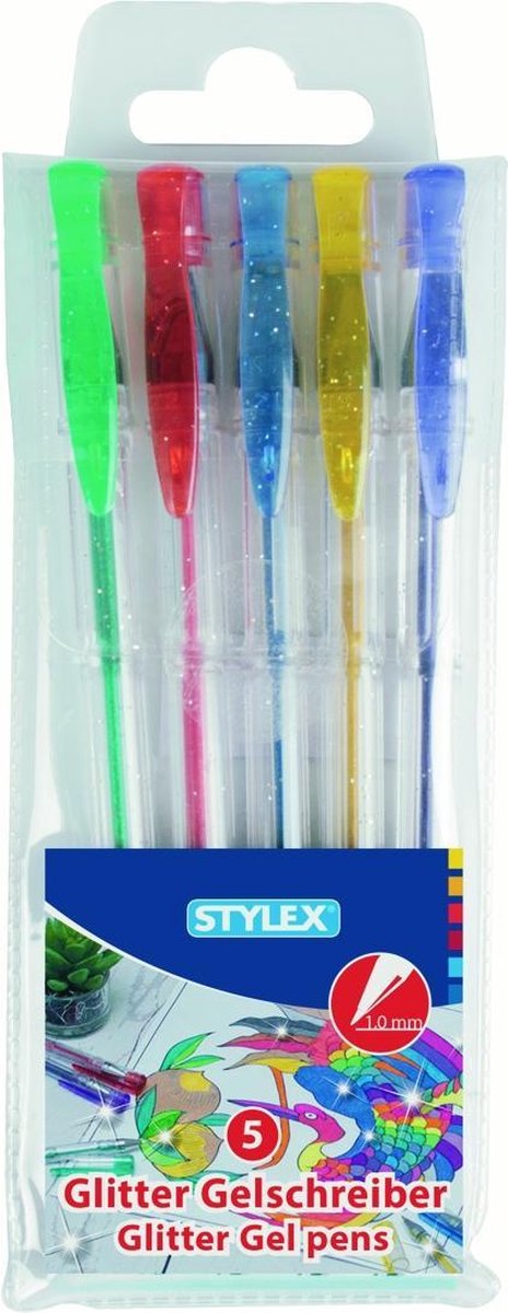 Glitter gelpennen