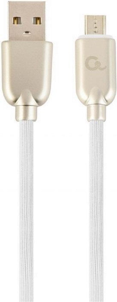 Premium micro-USB laad- & datakabel 'rubber'