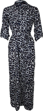 SRNDPTY Maxi Dress Celeste Panther Navy