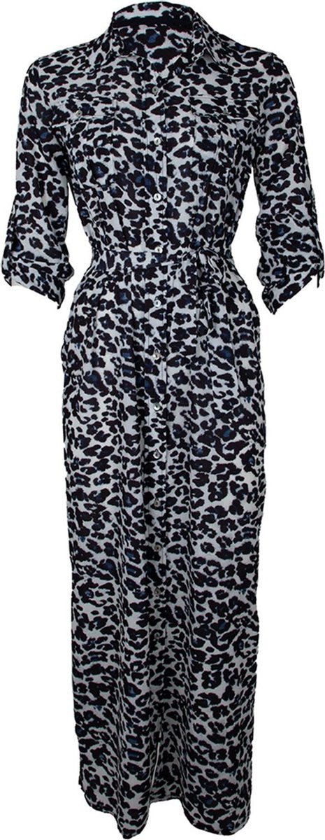 SRNDPTY Maxi Dress Celeste Panther Navy