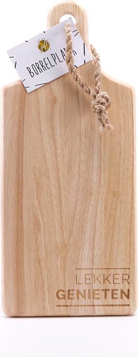 Borrelplank lekker genieten - hapjesplank - cadeau voor man - cadeau voor vrouw - Verjaardag - snijplank - Borrelplank - Borrelpakket - Valentijn - Thuisblijvertjes - cadeaupakket - goedkope cadeautjes - eten - mannen cadeautjes - vrouwen cadeautjes