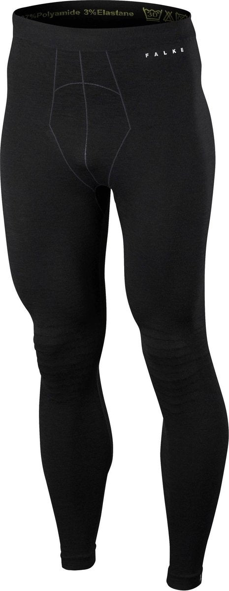 FALKE Wool Tech Long Tights Regular Fit Thermobroek Heren - Maat S