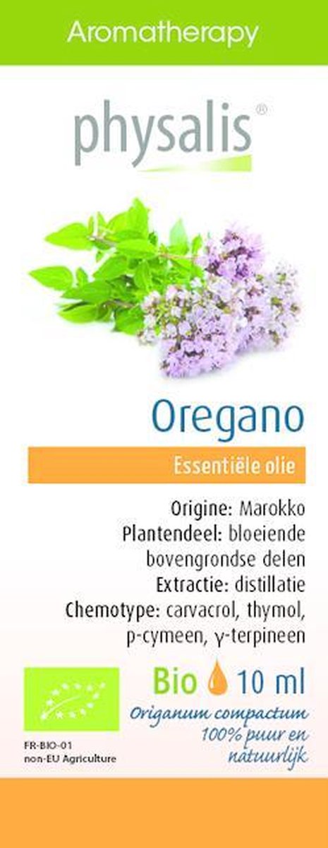 Physalis Oregano Bio Etherische Olie 10ml