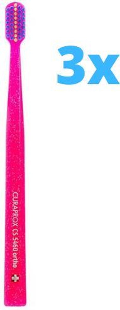 3x Curaprox CS 5460 Ortho Ultra Soft Tandenborstel