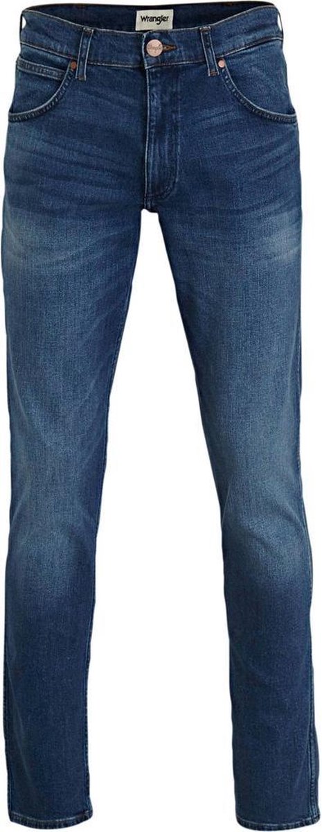 Wrangler  Jeans - Greensboro Hard Edge Blauw (Maat: 30/34)