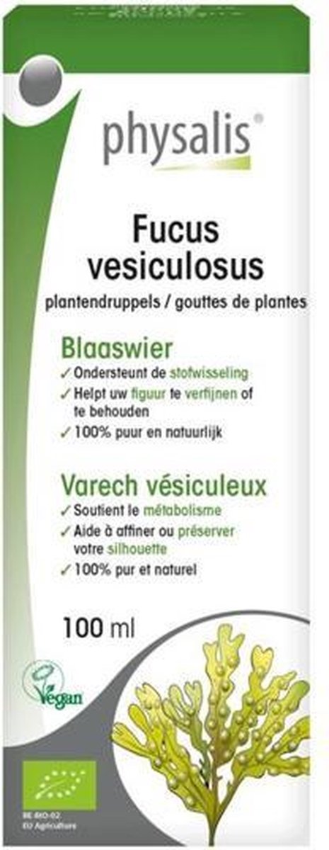 Physalis Plantendruppels Fucus Vesiculosus Vloeibaar 100ml