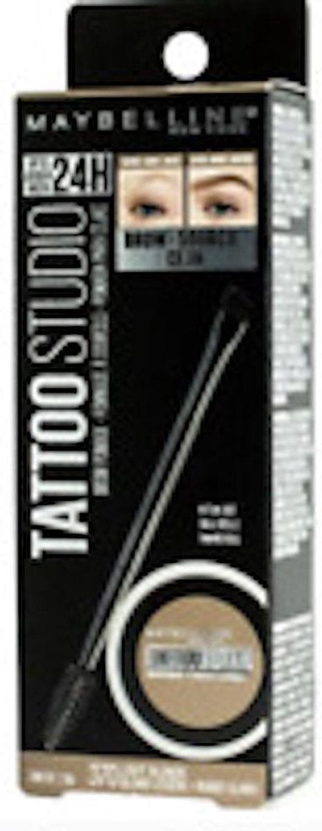 Maybelline TattooStudio Longwear Waterproof Eyebrow Gel Makeup for Fully Defined Brows