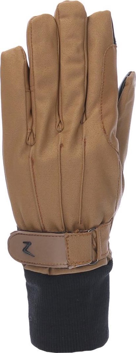 Horze Handschoenen  Pu Leder - Brown - 6