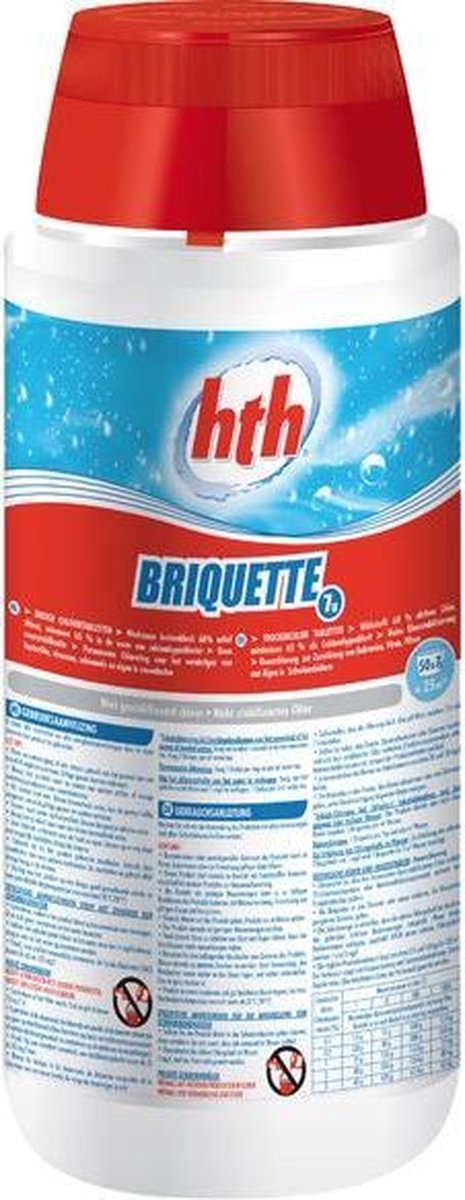 HTH Briquette Chloortabs 7gram 2.5kg