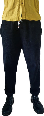 Loose pant ribstof