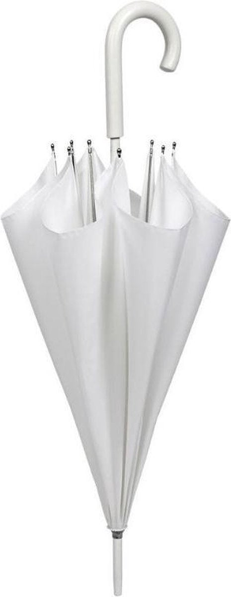 Perletti Huwelijksparaplu 96 Cm Dames Wit