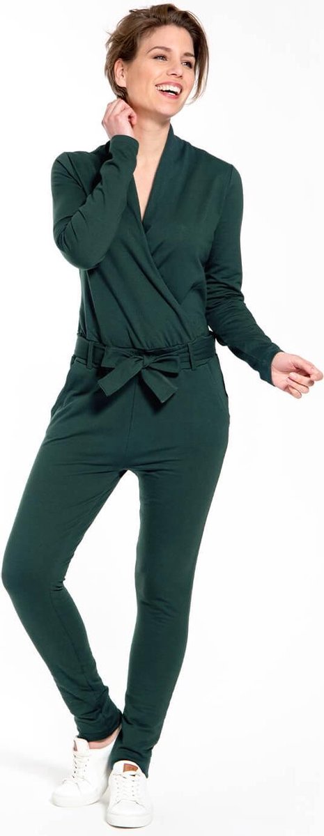 Groene Jumpsuit van Je m'appelle - Dames - Maat XS - 4 maten beschikbaar