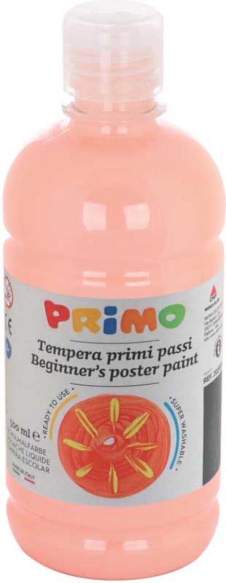 Primo Plakkaatverf Tempera 500 Ml Zalmroze
