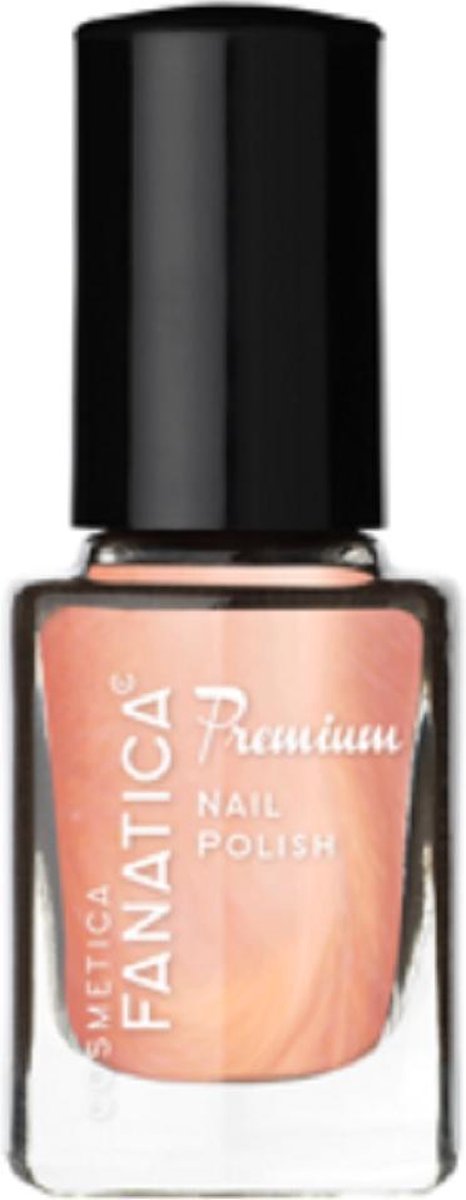 Cosmetica Fanatica - Premium Nagellak - licht roze parelmoer / golden rose - flesje met 12 ml. inhoud - nummer 130