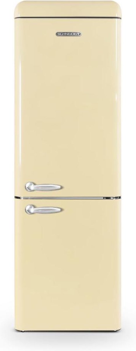 Schneider SCB300VCR - Koel- en vriescombinatie - Creme