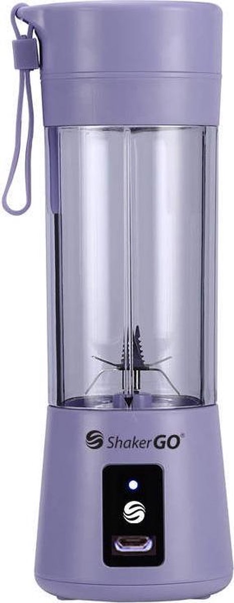 Shakergo® - Draagbare Smoothie Blender - Portable Blender - Mini Blender - Blender To Go - Lila