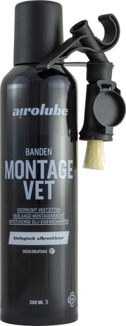 Airolube Banden Montagevet 200 ML | Plantaardige Formule | Biologisch Afbreekbaar | Luchtdruk aangedreven spuitbus | Vrij van Drijfgas