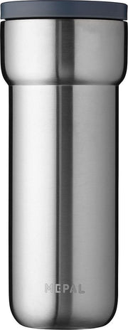 Mepal isoleerbeker Ellipse 475 ml – houdt je drankje 6 uur warm en 10 uur koud – Natural brushed – koffiebeker to go – lekdicht – thermosbeker