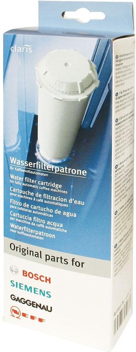 Bosch Siemens Waterfilter Claris voor Koffiemachines