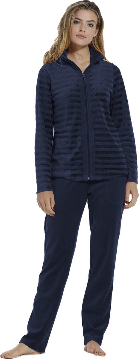 Dames huispak Pastunette De Luxe 85202-350-8 blauw - Blauw