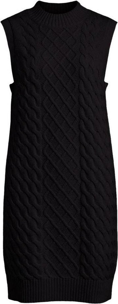 Vizuri Cable S/l Knit Vest Dress/su 14065420 Black