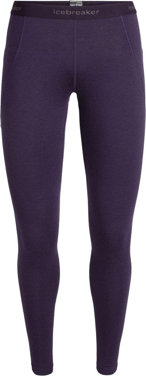 Icebreaker Womens 260 Zone Legging - Lotus / Mystic Medium