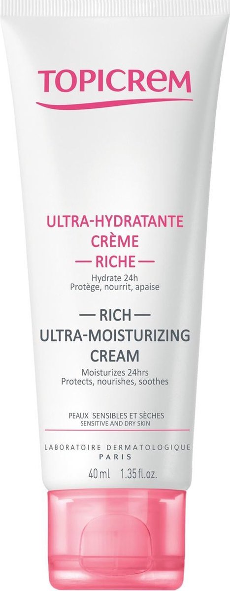 Topicrem Dagcrème Face Care Hydra+ Rich Ultra-Moisturizing Cream