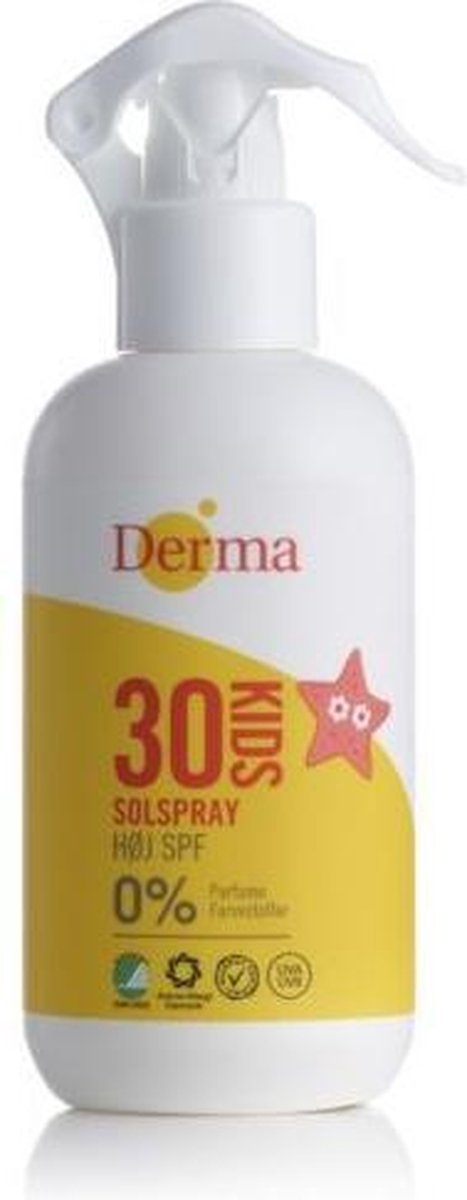 Derma Sun Kids SPF30 kinderzonneverstuiver 200ml
