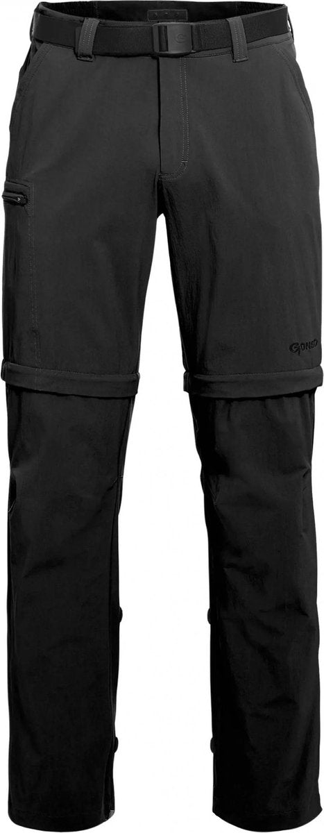 Gonso Afritsbare Fietsbroek Portland Heren Polyester Zwart Mt Xl