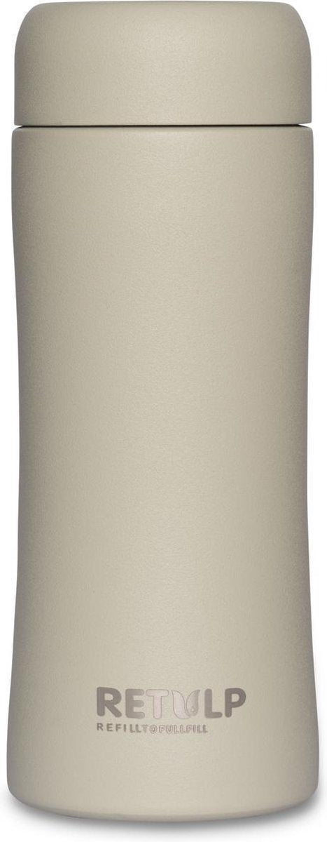 Retulp Tumbler - Thermosfles - 300ML - Stone Grey - Thermosbeker Steen