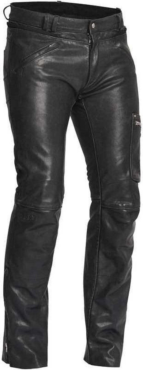Halvarssons leren motorbroek Rider zwart 48
