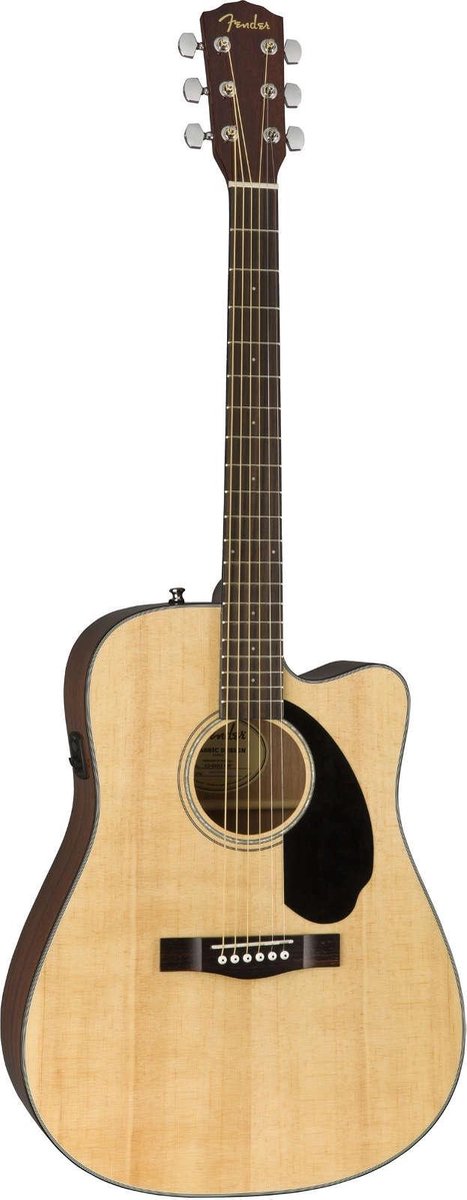 Fender CD-60SCE Natural westerngitaar