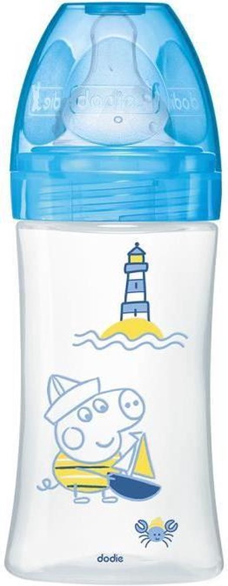 Dodie - Initiatiefles + 270 ml George Pig
