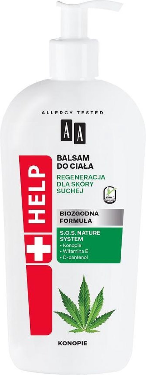 Aa_help Natural Balsam Do Cia?a Regeneracja Dla Ski?1/2ry Suchej Cannabis 400ml