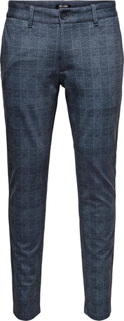 Onsmark Check Pants Hy Gw 9887 Noos 22019887 Dress Blues