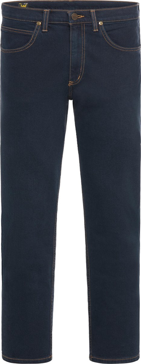 Lee Brooklyn Blue Black Mannen Straight Fit Jeans W30 X L32