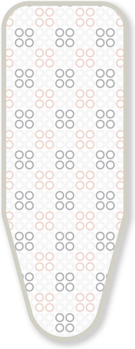 LaundrySpecialist® Strijkplankovertrek CLASSIC L/XL - Geschikt voor strijkplanken van max 140 x 52 cm - Circle Blocks