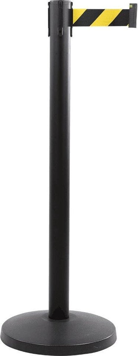 2 x Afzetpaal zwart riem 3