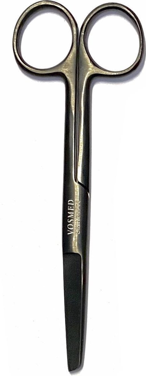 Chirurgische schaar -spits/stomp - Color Metallic Black